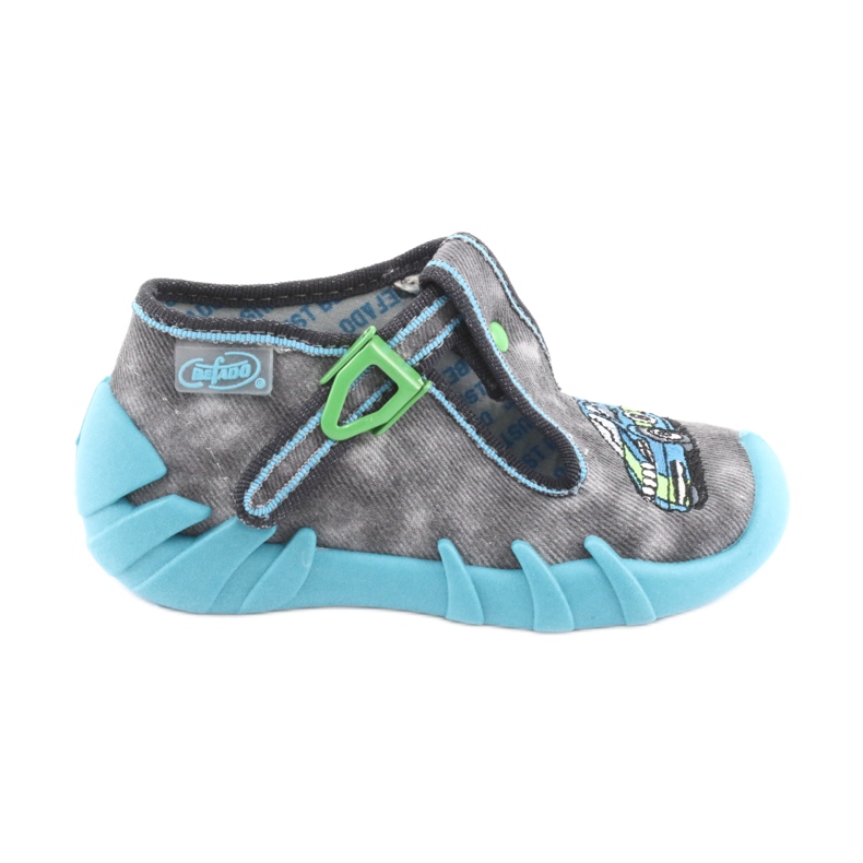 Befado Kinderschuhe 110P344 blau grau