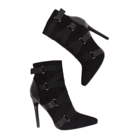 Schwarze Stiefel auf einer Anstecknadel schwarz BKKX1150 Schwarz