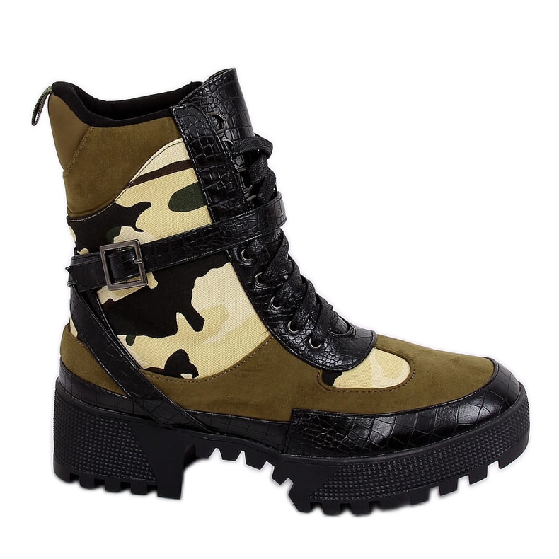 Camo Stiefel GLV003 Oliv grün