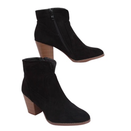 Schwarze Stiefel mit hohen Absätzen YL96006 Schwarz