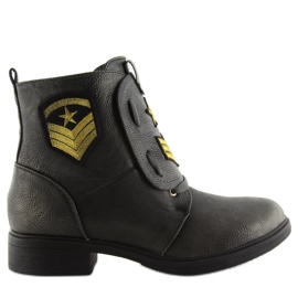 Arbeitsstiefel mit grauen H-4 Graue Flecken