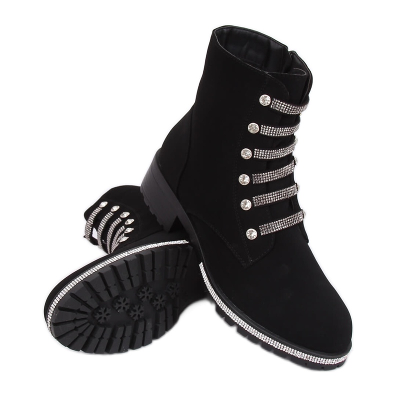 Schwarze Militärstiefel CH1818-2 Schwarz