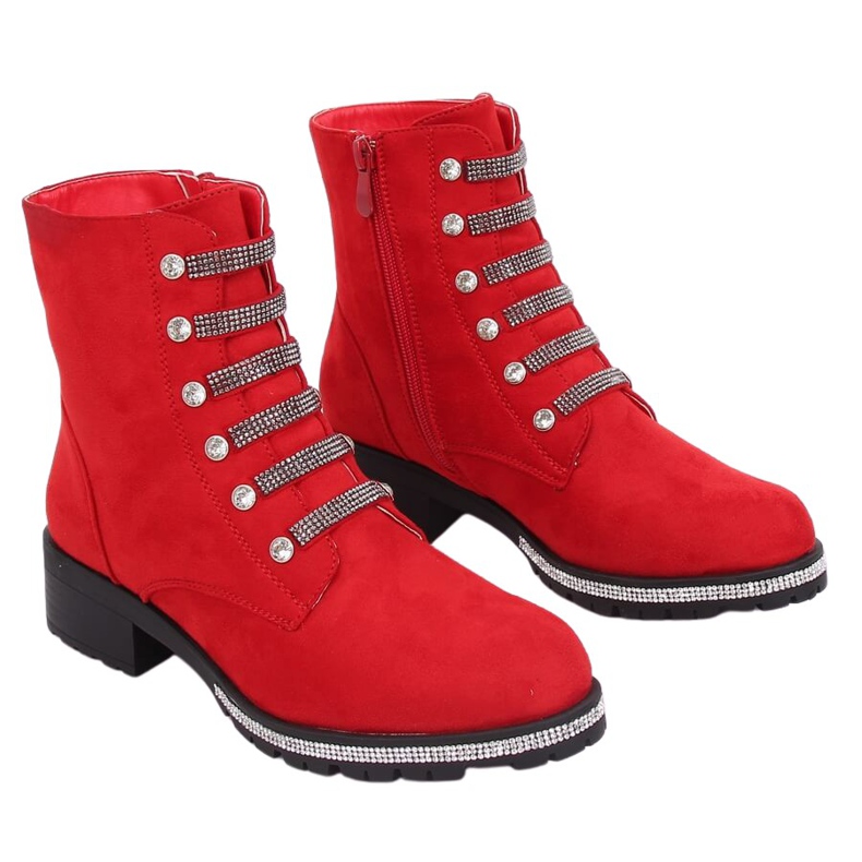 Militärrote Stiefel CH1818-2 Rot