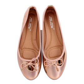 Champagner Metallic Ballerinas 9988-139 Champagner rosa