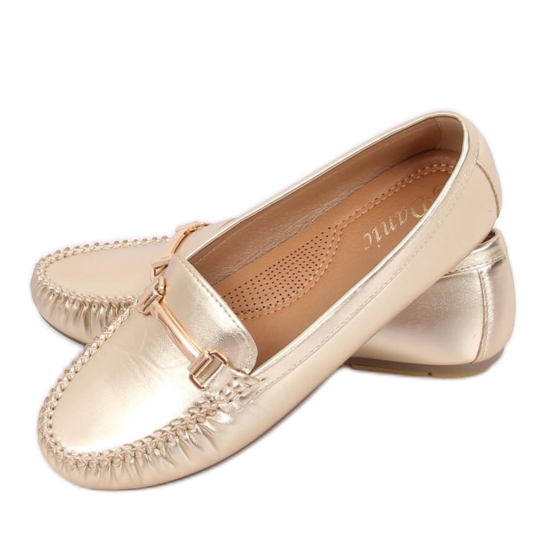 Goldene Damen-Loafer L7189A Gold