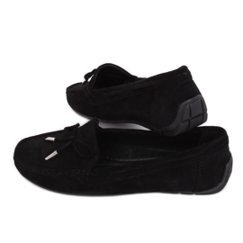Schwarze Damen-Loafer R812 Schwarz