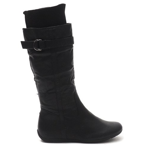 Stiefel Saszki C32 Schwarze Stiefel