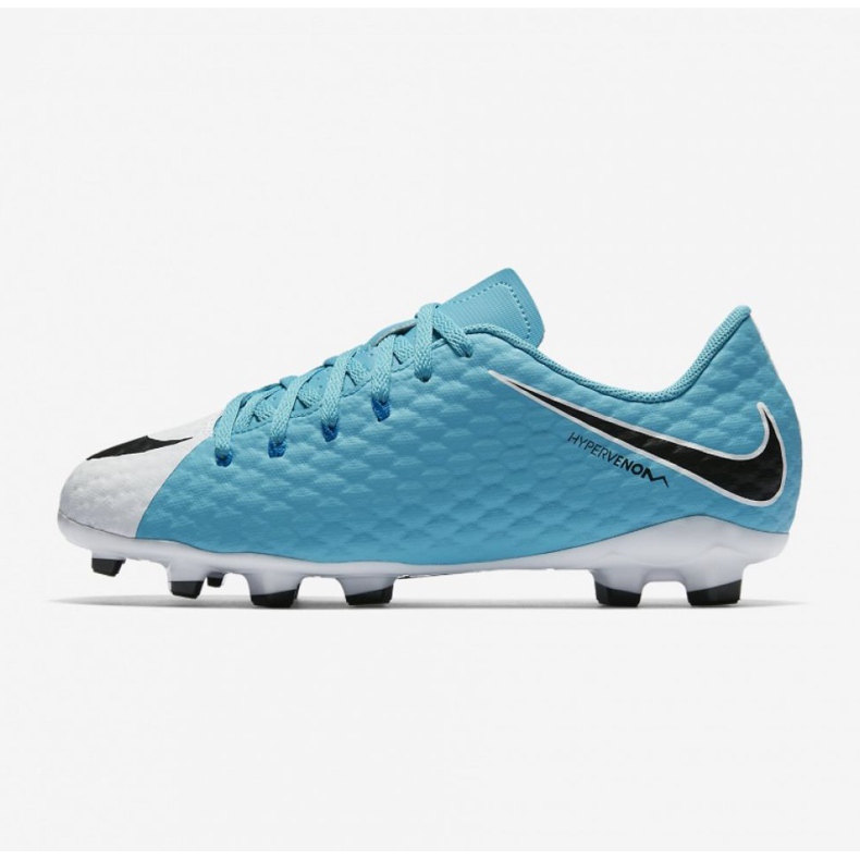 Nike Hypervenom Phelon Iii Fg Jr 852595 104 blaue Schuhe