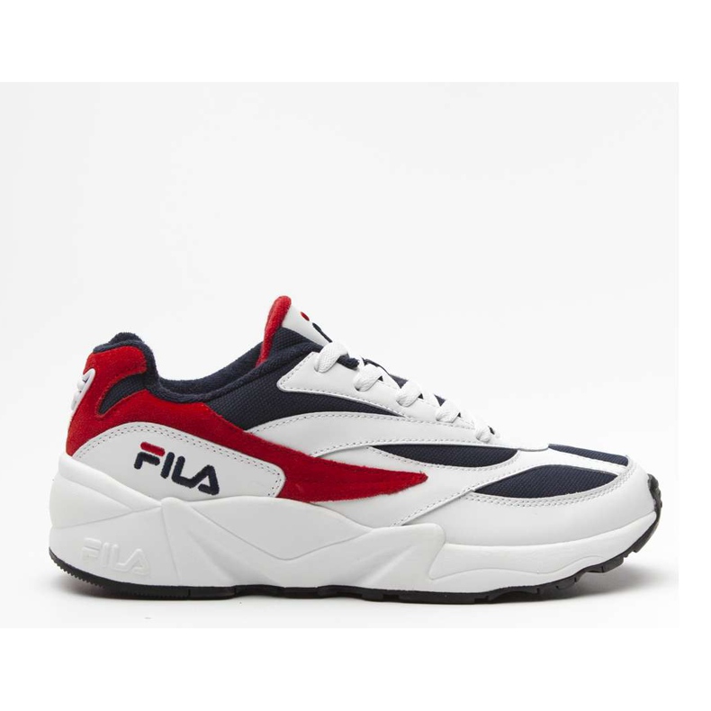 V94m Low 01M Weiß FILA Navy FILA Rot schwarz