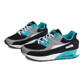 Turnschuhe Turnschuhe Air Max Neon B306A-4 schwarz mehrfarbig