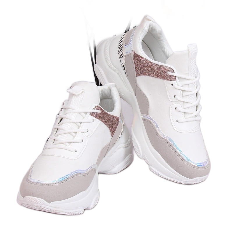 Weiße Sportschuhe HL-12 Weiß mehrfarbig