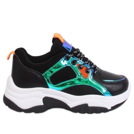 Schwarz CB-19055 Schwarze Sportschuhe