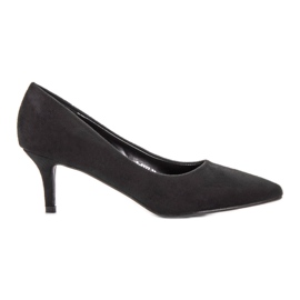 Ideal Shoes Bequeme Pumps auf einer Nadel schwarz