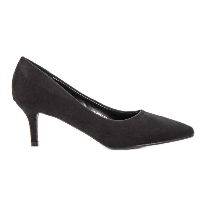 Ideal Shoes Bequeme Pumps auf einer Nadel schwarz