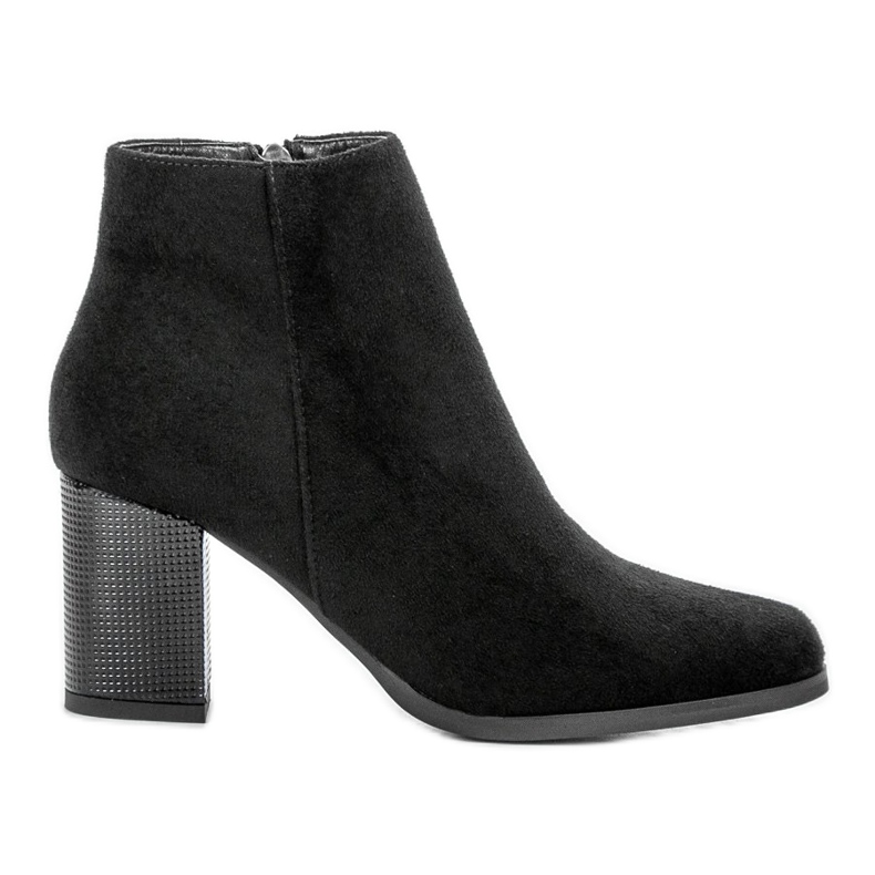 Filippo Wildleder Booties auf einer Bar schwarz