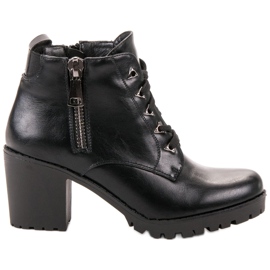 Vinceza Niedrige Stiefel an der Bar schwarz