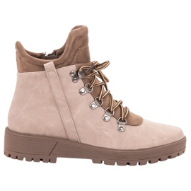 Vinceza Stilvolle Trapper braun