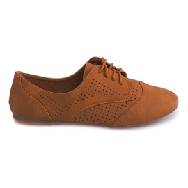 Durchbrochene Jazzschuhe 219 Camel braun