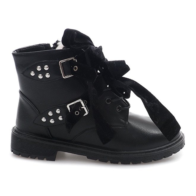 Warme extravagante Stiefel TL0129-1 Schwarz