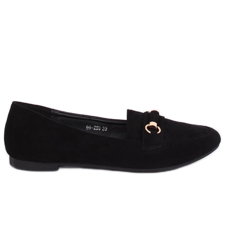 Schwarze Damen-Loafer 99-259 Schwarz