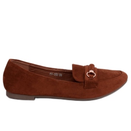 Damen Slipper Ziegel 99-259 D.ORANGE braun