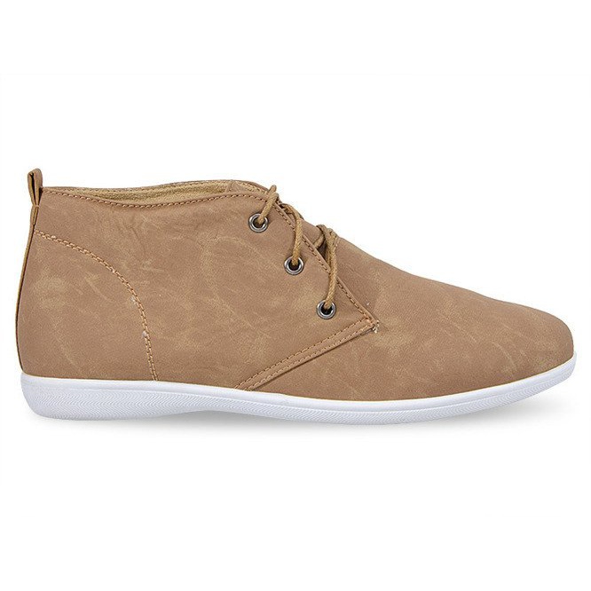 Hohe Elegante Schuhe 3569 Camel braun