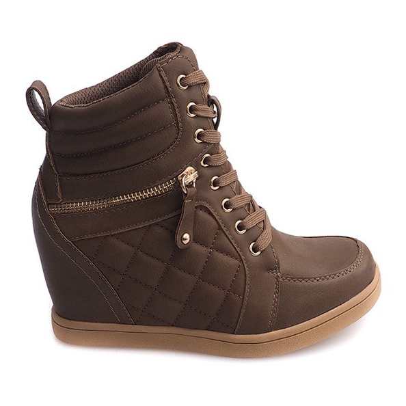 Gesteppte Sneakers 2030-50 Khaki grün