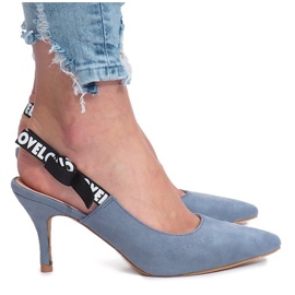 Blue Love Paris Sandalen blau