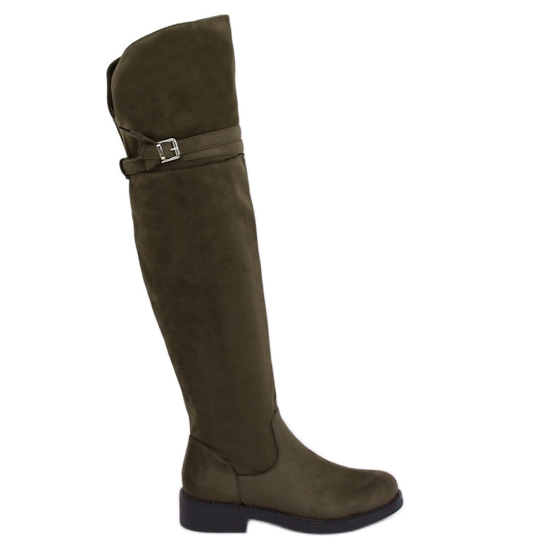 Overknee-Stiefel grün SU-2850 Grün