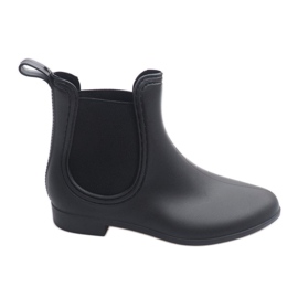 Kurze Gummistiefel mit Gummi 608 Schwarz