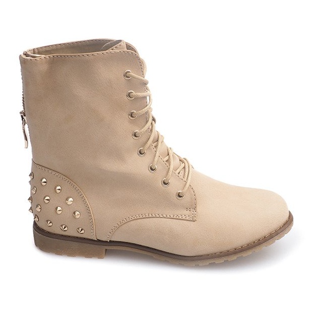 Reich verzierte Stiefel 1511-2 Beige