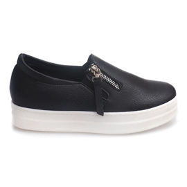 Creepersy Wedge Sneakers 888 Schwarz