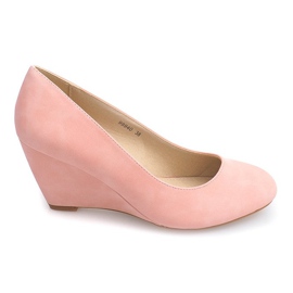 Pumps mit Keilabsatz 99940 Rosa
