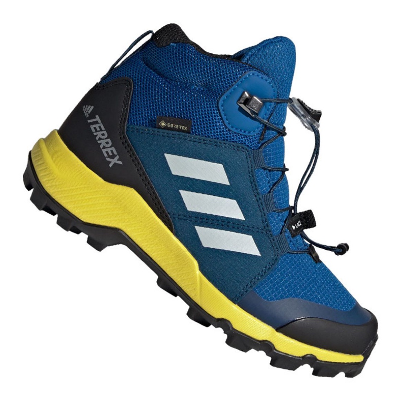 Schuhe adidas Terrex Mid Gtx Jr BC0596 schwarz blau grün