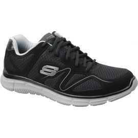 Skechers Satisfaction M 58350-BKGY Schuhe schwarz