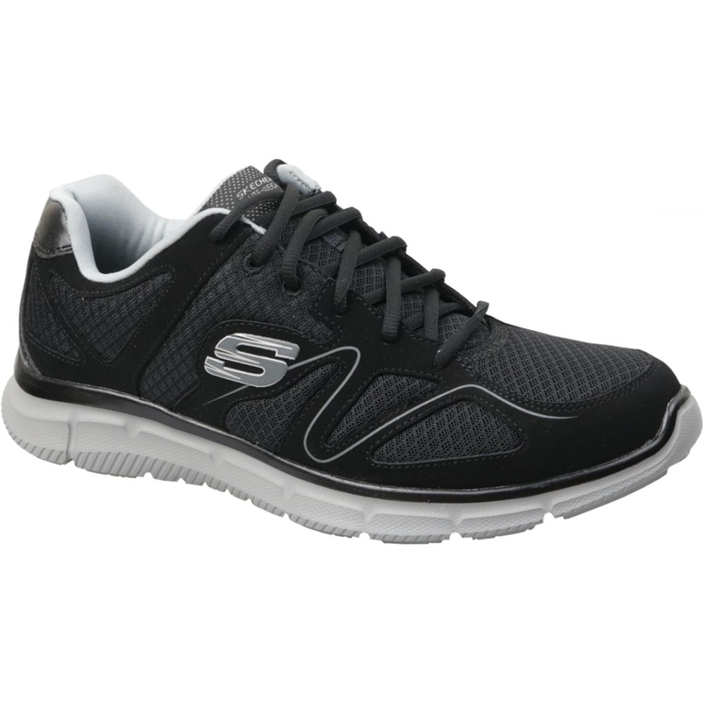 Skechers Satisfaction M 58350-BKGY Schuhe schwarz