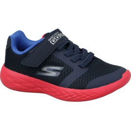 Skechers Go Run 600 Jr 97860L-NVRD Schuhe navy blau