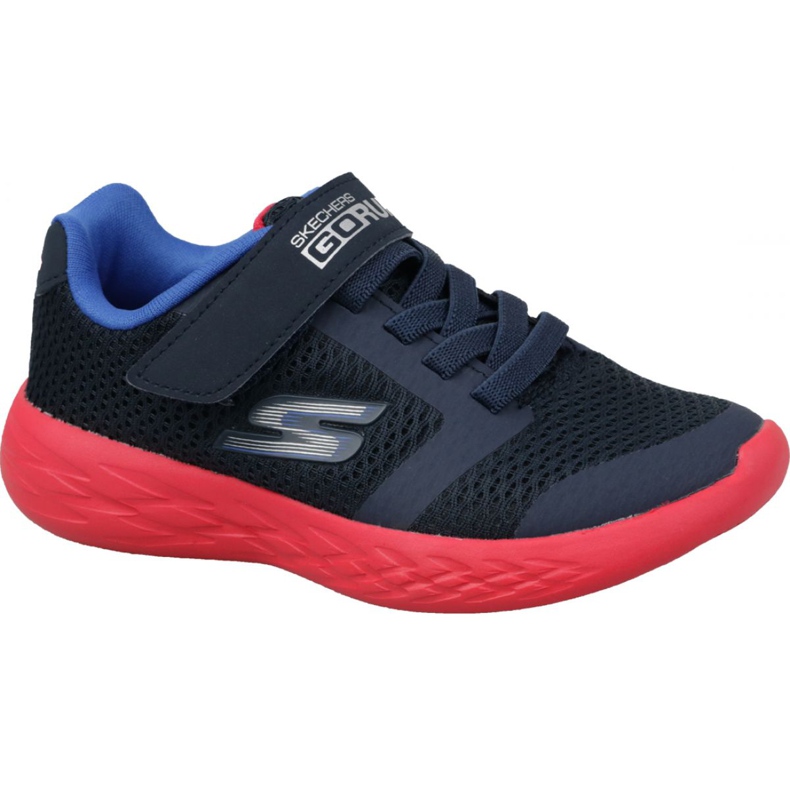 Skechers Go Run 600 Jr 97860L-NVRD Schuhe navy blau