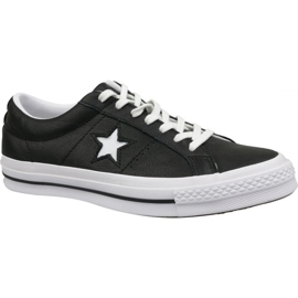 Converse One Star Ox 163385C Schuhe schwarz