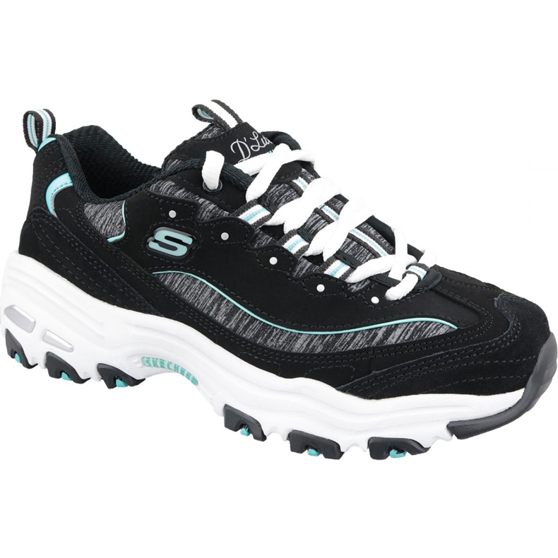 Skechers D'Lites W 11936-BKTQ Schuhe schwarz