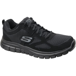 Skechers Burns 52635-BBK Schuhe schwarz