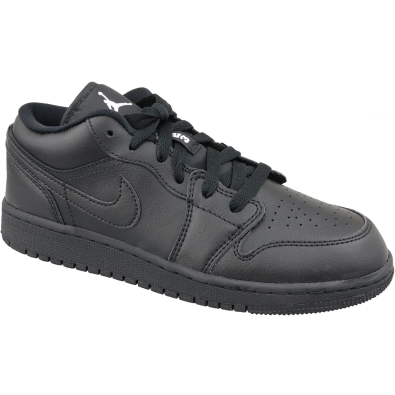 Nike Jordan Air 1 Low Bg M 553560-006 schwarze Schuhe
