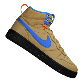 Nike Court Borough Mid Schuh 2 (GS) Jr BQ5440-701 gelb