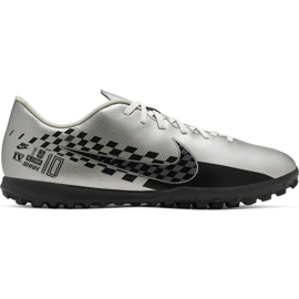 Nike Mercurial Vapor 13 Club Neymar Tf M AT8000-006 Fußballschuh grau silber-