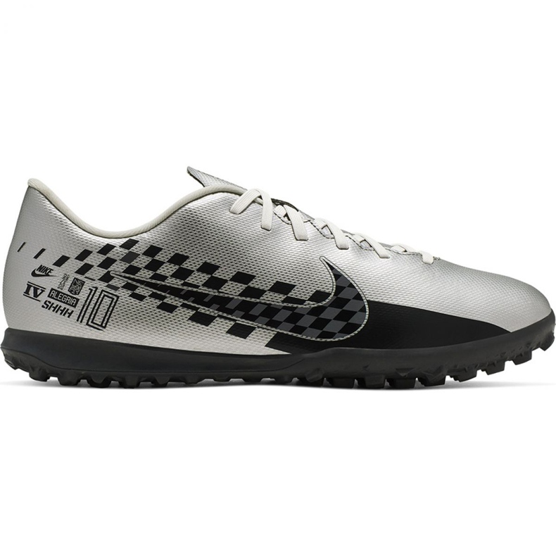 Nike Mercurial Vapor 13 Club Neymar Tf M AT8000-006 Fußballschuh grau silber-