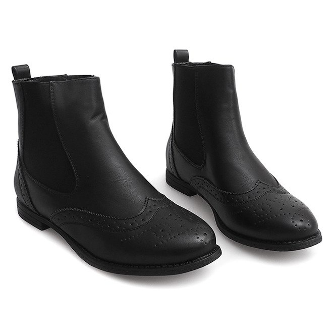 Klassische Jazzstiefel 220-PA Schwarz