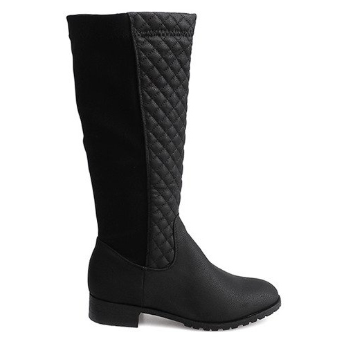 Hohe isolierte Stiefel BL2838 Schwarz