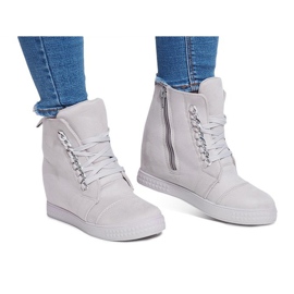 Sneakers mit Keilabsatz 1867 Grau