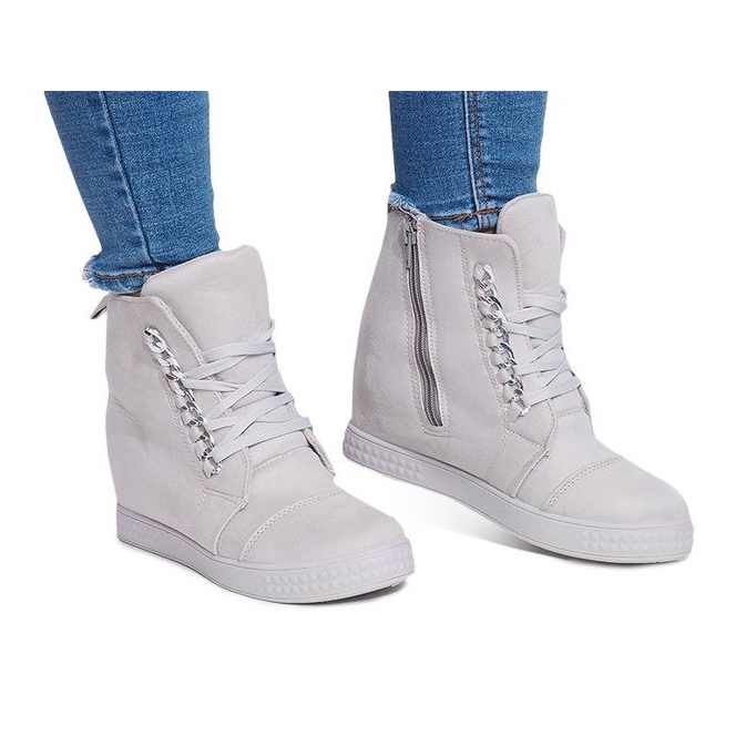 Sneakers mit Keilabsatz 1867 Grau