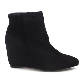 Wedges Boots On Wedge B5062 Schwarz